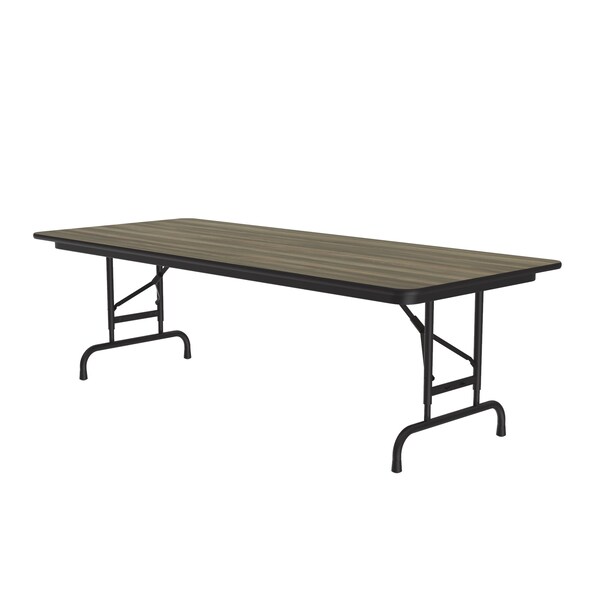 CFA Adjustable HPL Folding Tables 30x60  Colonial Hickory